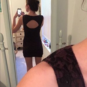 Free People side-ruched bodycon dress!